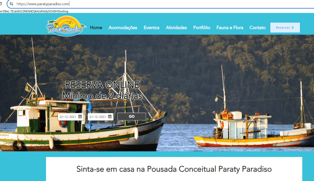 Onde ficar em Paraty Mirim: Pousada Paraty Paradiso.